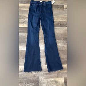 MOTHER Dark Blue Flare Jeans
